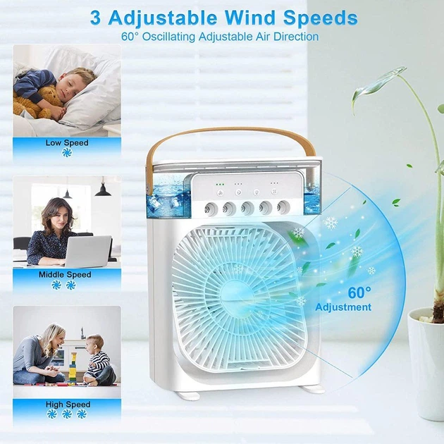 Вентилятор портативный настольный с ароматизатором Air Cooler Fan - изображение 4