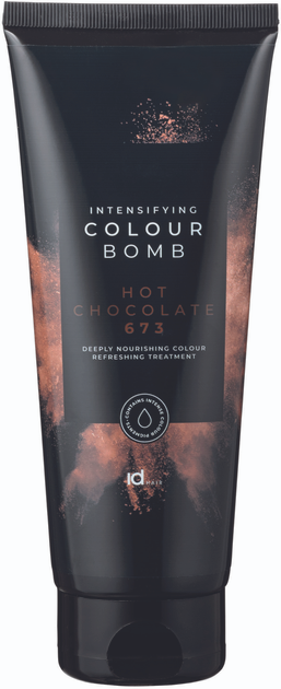 Balsam tonujący do włosów IdHair Colour Bomb Hot Chocolate 673 200 ml (5704699876261) - obraz 1