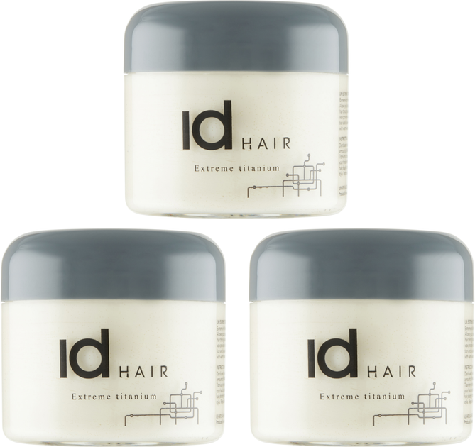 Віск для волосся IdHair Extreme Titanium 3 x 100 мл (5704699875394) - зображення 1