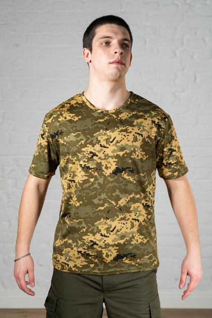 Армейская футболка CoolMax потоотводная Пиксель (529) , L - изображение 1