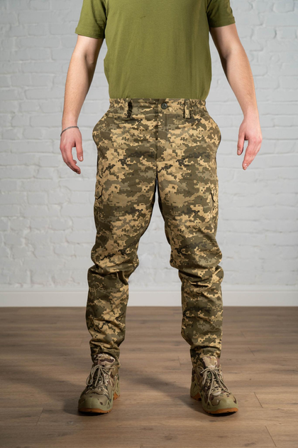 Брюки военные рип-стоп с 4 карманами standart Пиксель (546) , 2XL - изображение 1