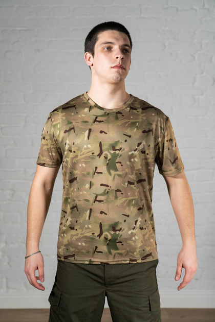 Тактична футболка CoolMax потовідвідна Мультикам (528) , L - зображення 1