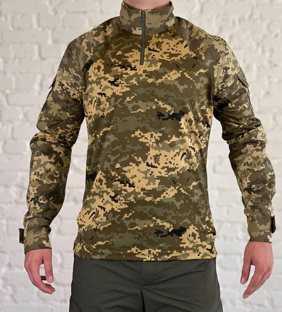 Армейский убакс с длинным рукавом CoolMax рип-стоп tactical Пиксель (506) , 3XL - изображение 1