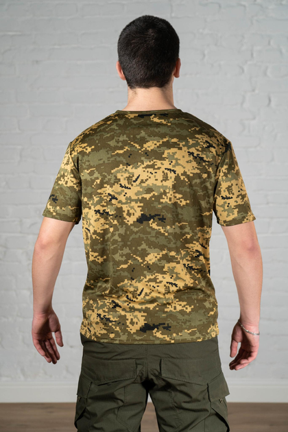 Армійська футболка CoolMax потовідвідна Піксель (529) , 2XL - зображення 2