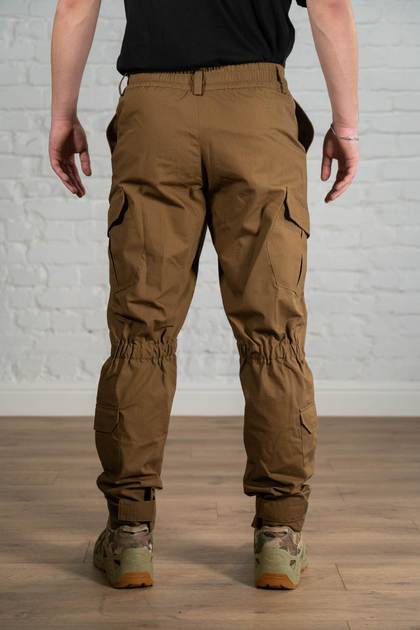 Армійські штани ріп-стоп зносостійкі tactical літні Койот (543) , XL - зображення 2