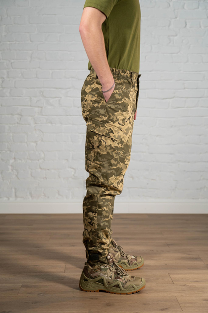 Брюки военные рип-стоп с 4 карманами standart Пиксель (546) , S - изображение 2