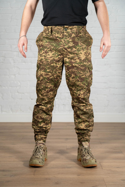 Військові штани ріп-стоп зносостійкі tactical літні Хижак (544) , 3XL - зображення 1
