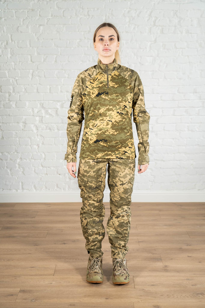 Женская тактическая форма убакс и штаны с карманами CoolMax рип-стоп standart Пиксель (623) , 2XL - изображение 1