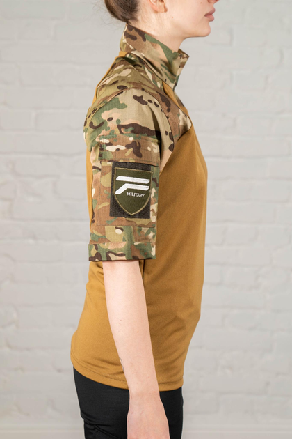 Армійський жіночий убакс з коротким рукавом CoolMax ріп-стоп tactical Мультикам Койот (649) , XL - зображення 2