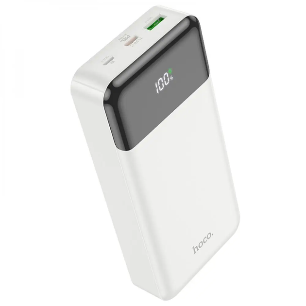 Зовнішній акумулятор HOCO J102A Cool figure PD20W+QC3.0 power bank(20000mAh) White (6931474783639) - Фото 1 Зовнішній акумулятор HOCO J102A Cool figure PD20W+QC3.0 power bank(20000mAh) White (6931474783639) - зображення 1