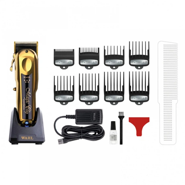 Машинка для стрижки Wahl Magic Clip Cordless Gold – фото, отзывы