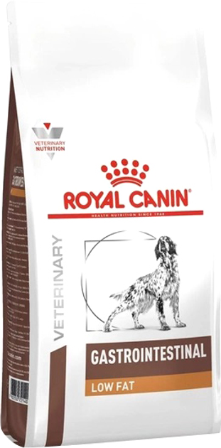 Sucha karma dla psa Royal Canin GastroIntestinal Low Fat z ograniczoną zawartością tłuszczu od zaburzenia ukladu trawiennego u psów 1,5 kg (3182550771153) (91569) (39320151) - obraz 1