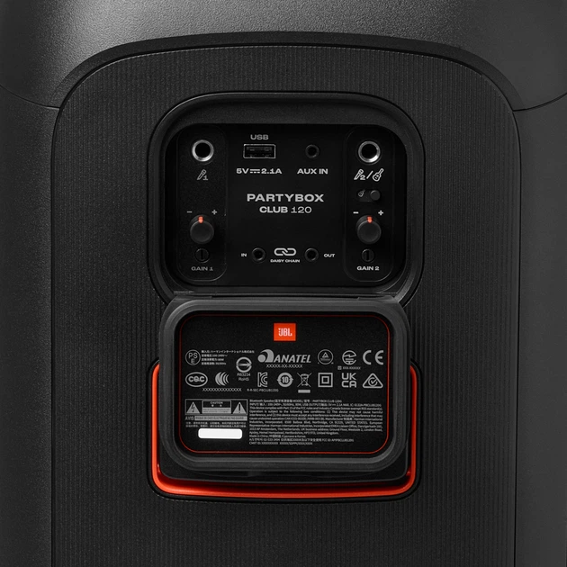 Głośnik przenośny JBL PartyBox Club 120 Black (JBLPBCLUB120EP) - obraz 8