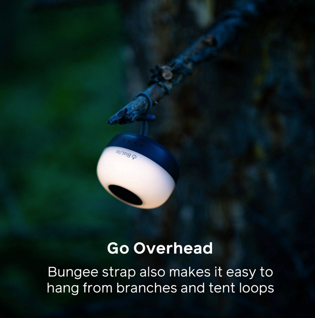 Фонарь кемпинговый Biolite Alpenglow Mini 150, Charcoal (BLT LNC0101) - Фото 7 Фонарь кемпинговый Biolite Alpenglow Mini 150, Charcoal (BLT LNC0101) - изображение 7