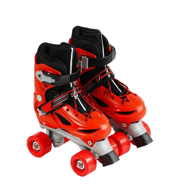 Роликовые коньки светящиеся PVC колёса Best Roller 27-30 Красный 000283600 