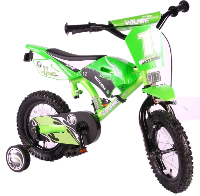 Rower dziecięcy Volare Motobike 12” Zielony (8715347612077) - obraz 5