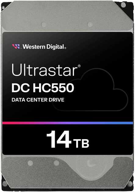 Жорсткий диск Western Digital Ultrastar DC HC550 14TB 7200rpm 512MB WUH721814ALE6L4_0F38581 3.5 SATA III - зображення 1