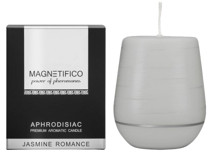 Свічка Maгnetifico Aphrodisiac Premium Aromatic ароматична Квітка жасмину 36 годин (8595630010281) - зображення 1