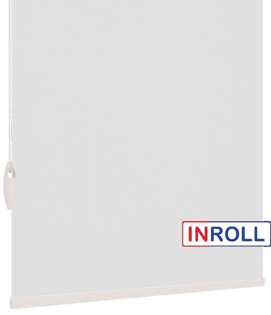 Ролета тканевая INROLL Есо-Mini Plus 105х165 см Len Светло-серый 7672 - изображение 4