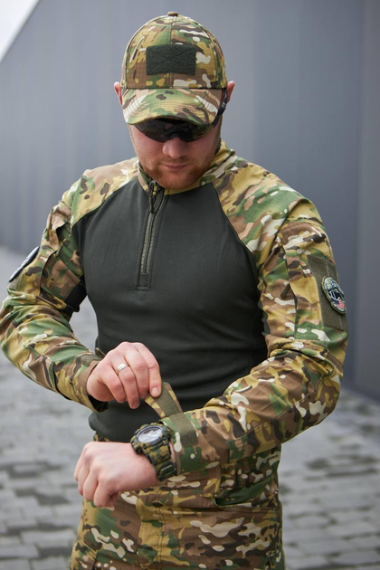 Тактическая боевая рубашка UBACS (Убакс) и кепка Мультикам, Боевая рубашка ВСУ 54 - изображение 1