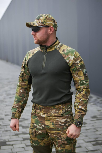 Тактическая боевая рубашка UBACS (Убакс) и кепка Мультикам, Боевая рубашка ВСУ 60 - изображение 1