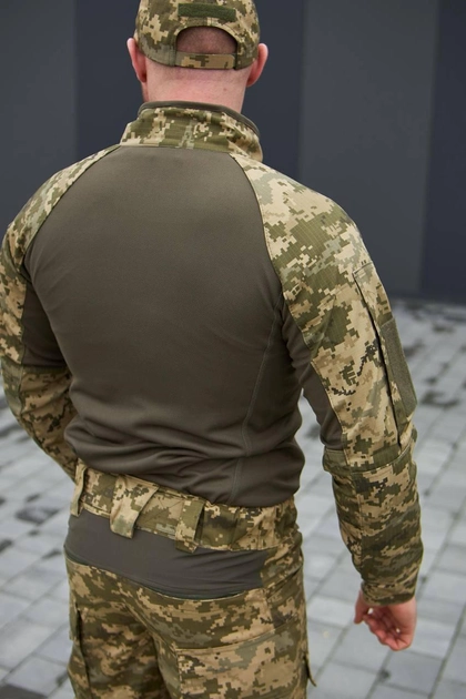 Тактическая боевая рубашка UBACS (Убакс) и кепка пиксель Боевая рубашка ВСУ 50 - изображение 2