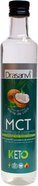 Olej kokosowy Drasanvi Mct Keto 500 ml (8436578543236) - obraz 1