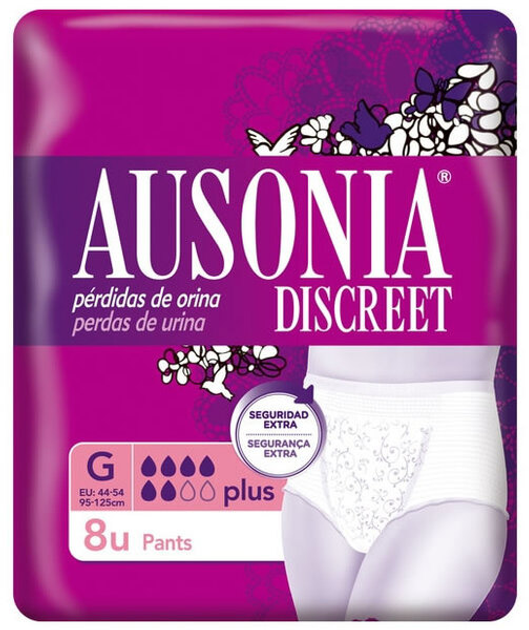 Majtki urologiczne Ausonia Discreet Plus Pants G 8 szt (4015400738398) - obraz 1