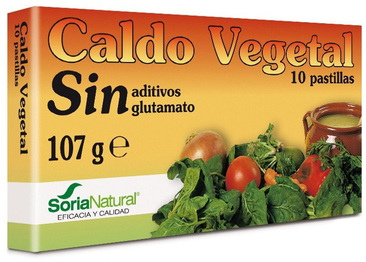Кубики для бульйону Soria Natural Caldo Vegetal Овочеві 107 г 10 шт (8422947060404) - зображення 1