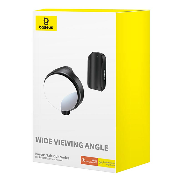 Зеркало заднего вида для пассажиров Baseus SafeRide Series Backseat Rearview Mirror (1PCS) - изображение 2