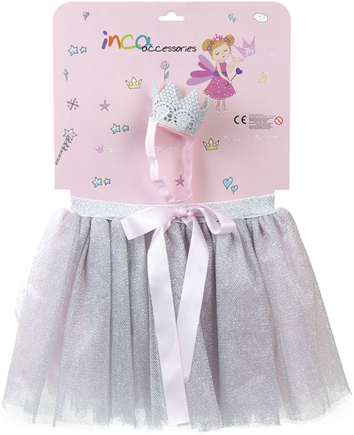 Spódnica Inca Silver Tutu z koroną (8435142482346) - obraz 1