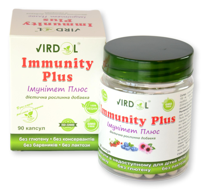 Лечебно-профилактическая растительная добавка Virdol Иммунитет Плюс Immunity Plus (4820277820011) - изображение 1