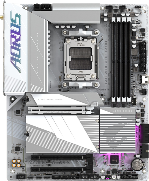 Płyta główna Gigabyte B650E Aorus Elite X AX ICE (sAM5, AMD B650, PCI-Ex16) - obraz 1