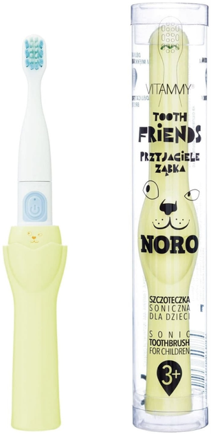 Електрична зубна щітка Vitammy Tooth Friends Yellow Noro (5901793640884) - зображення 1