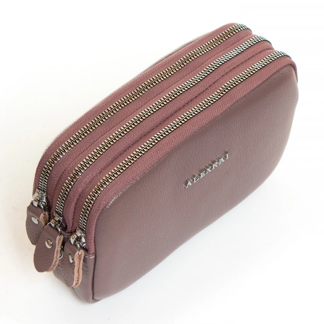Молодежный клатч из кожи ALEX RAI BM 60061-12 purple - изображение 5