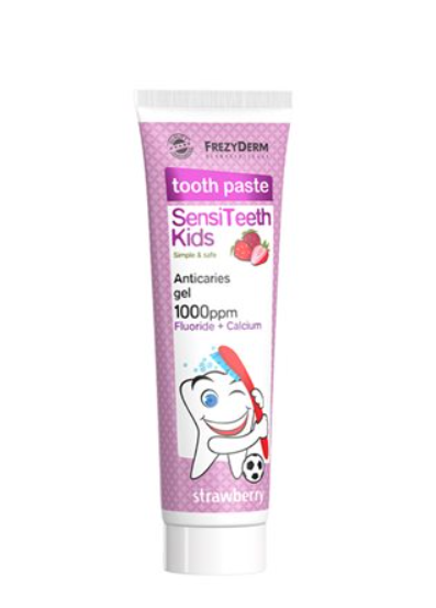 Зубна паста FrezyDerm Kids з ксилітом і кальцієм (від 6 років) фтор 1000 ppm - Фото 1 Зубна паста FrezyDerm Kids з ксилітом і кальцієм (від 6 років) фтор 1000 ppm - зображення 1