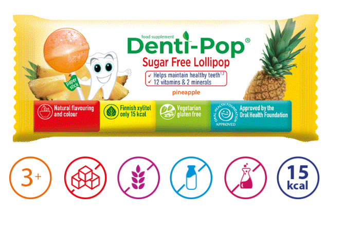 Полезные леденцы Zdrowy Lizak (Denti pop) без сахара с ксилитом (ассорти), 20 шт - изображение 5