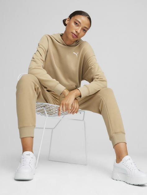 Акція на Спортивний костюм Puma Tracksuits 67992083 L Бежевий від Rozetka