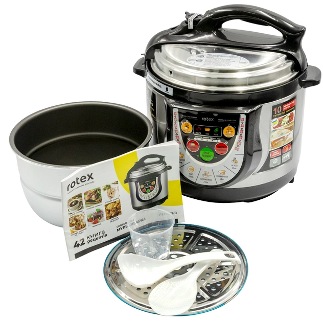 Мультиварка-скороварка Rotex REPC53-B - изображение 2