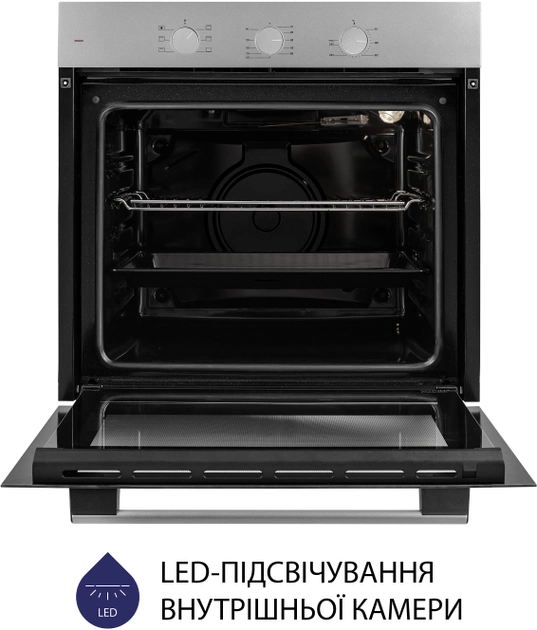 Духова шафа Minola EO 665 Dove Gray - Фото 6 Духова шафа Minola EO 665 Dove Gray - изображение 6