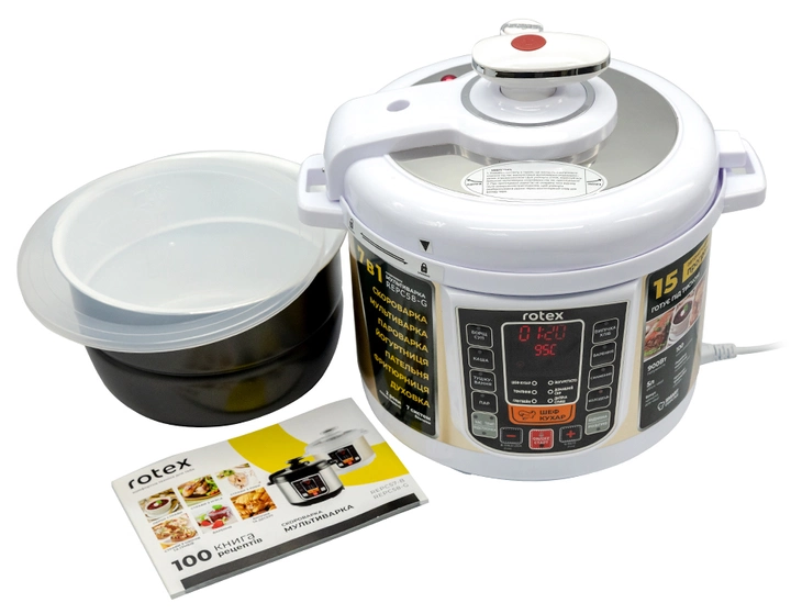 Мультиварка-скороварка Rotex REPC58-G - зображення 2