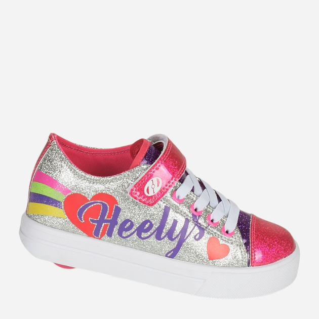 Дитячі роликові кросівки для дівчинки Heelys HLY-G2W 31 Сріблястий/Різнокольоровий (192297316381) - зображення 1