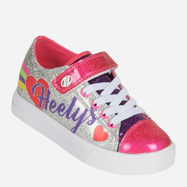 Дитячі роликові кросівки для дівчинки Heelys HLY-G2W 30 Сріблястий/Різнокольоровий (192297316374) - зображення 2