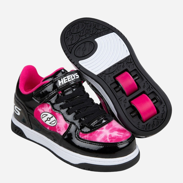 Дитячі роликові кросівки для дівчинки Heelys HLY-G2W 33 Чорний/Рожевий/Білий (196382527089) - зображення 2