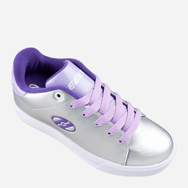 Підліткові роликові кросівки для дівчинки Heelys HLY-G1W 35 Сріблястий/Фіолетовий (196382701205) - зображення 2