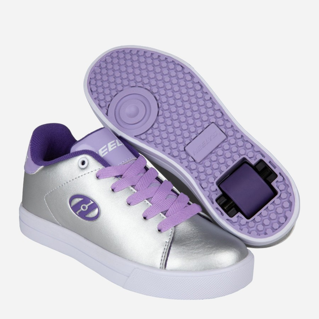Butorolki dziecięce dla dziewczynki Heelys HLY-G1W 35 Srebrny/Fioletowy (196382701205) - obraz 3