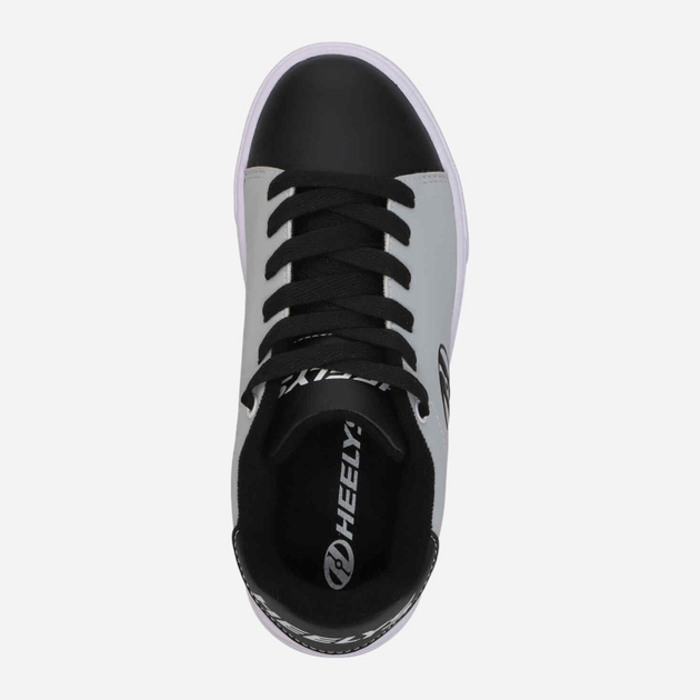 Підліткові роликові кросівки для хлопчика Heelys HLY-B1W 40.5 Сірі з чорним і білим (196382701342) - зображення 3