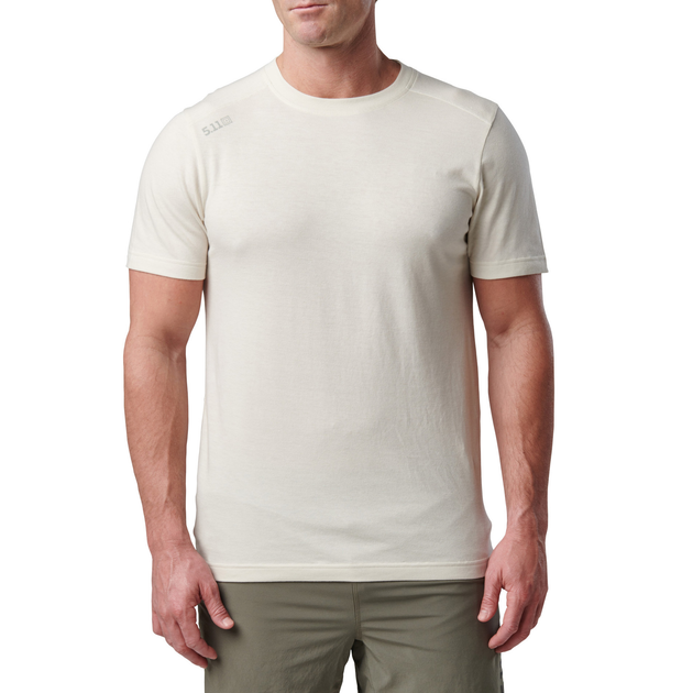 Футболка тактична потовідвідна 5.11 Tactical PT-R Charge Short Sleeve Top 2.0 Sand Dune Heather XL (82128-654) - зображення 1