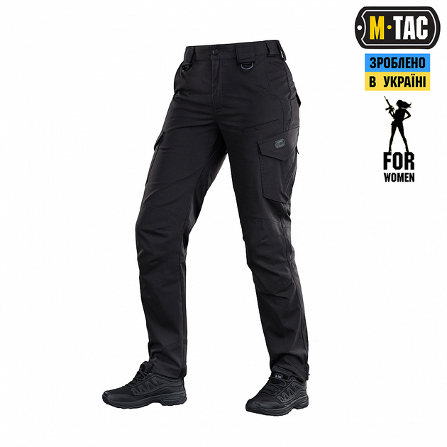 Штаны M-Tac Aggressor Lady Flex Army чёрные размер 24/28 - изображение 1