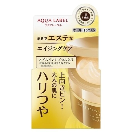 SHISEIDO Aqualabel Special Gel Cream EX (Oil-in) антивіковий крем для обличчя, 90 г - Фото 3 SHISEIDO Aqualabel Special Gel Cream EX (Oil-in) антивіковий крем для обличчя, 90 г - зображення 3